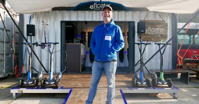 „Endlich kann es mit dem Markt für E-Scooter auch in Deutschland losgehen. Wir sind alle happy“: Oliver Risse, 45, Start-up-Gründer und Chef des E-Scooter-Unternehmens Floatility. Foto: Wolfgang Timpe