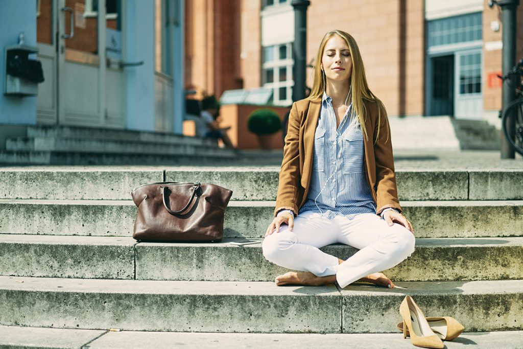 „Wenn wir nicht wie gewohnt rausgehen können, lasst uns gemeinsam nach innen gehen“, sagen die App-Erfinder von 7Mind. © 7Mind