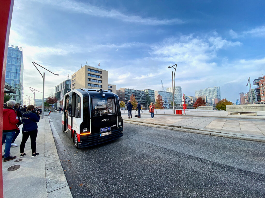 Autonom fahren mit Heat: „Wir wollen der Welt im auf dem ITS-Weltkongress als guter Gastgeber zeigen, dass Hamburg Vorreiter in Sachen digitaler moderner Mobilität ist. © Wolfgang Timpe