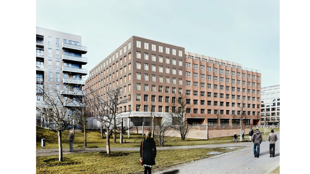 Visualisierung des Dokumentationszentrums als Teil des denk.mal Hannoverscher Bahnhof im Lohsepark, HafenCity, das 2023 eröffnen soll. © Wandel Lorch Architekten