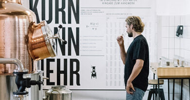 Georg Glitz-Ehringhausen: „Es kommen keine getrockneten Zitrusfrüchte zum Einsatz, sondern bloß frische Früchte. Dieses Verfahren garantiert aber ein natürliches Aroma.“ © Brennerei Ehringhausen