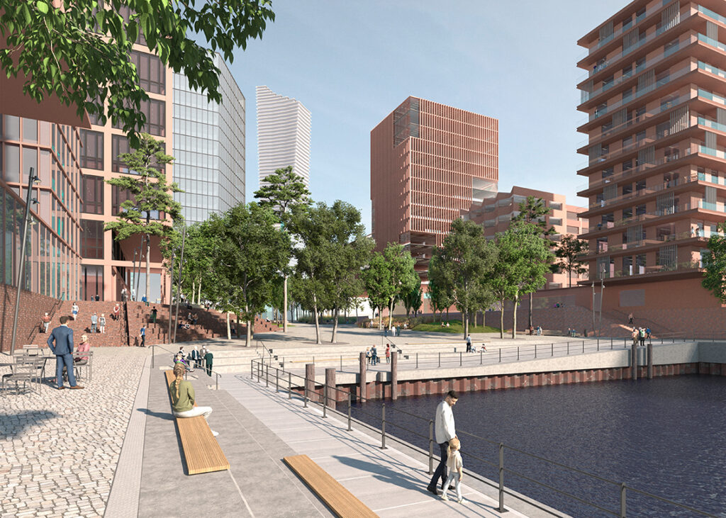 Der Verdienst des Erfolgs der HafenCity sei, so Tschentscher, „dass wir uns solche Stadtentwicklungsprojekte auch in Zukunft an anderer Stelle zutrauen können.“