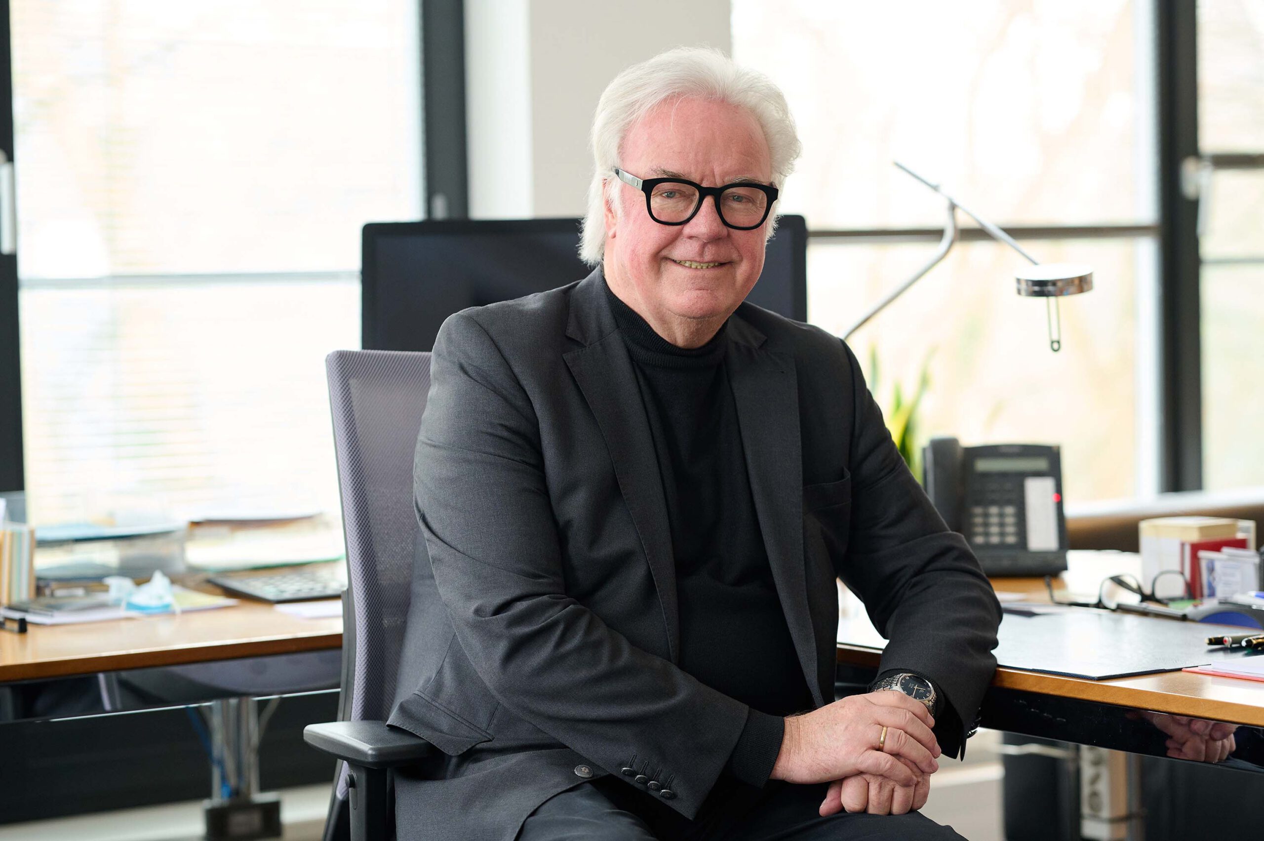 „Klönschnack“-Chefredakteur, Verlags- und Eventmanager Klaus Schümann: „Mir geht es gut, ich bin jetzt 73, fühle mich jung und mache noch ein paar Jahre.“ © Catrin-Anja Eichinger
