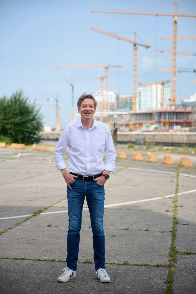 Dirk Kienscherf, Fraktionschef der SPD-Bürgerschaftsfraktion: „Das neue südliche Überseequartier wird auch viele Impulse und Nachfrage in den Stadtteil bringen.“ © Catrin-Anja Eichinger